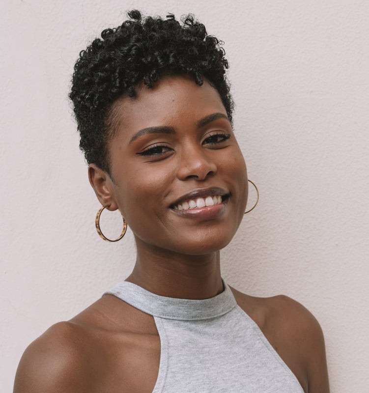 Woman with Afro Hair